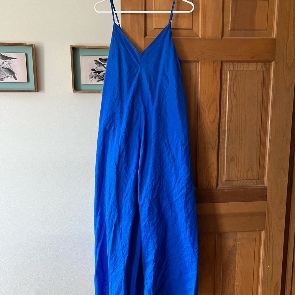 Tommy Hilfiger Vibrant Blue Spaghetti Strap Dress